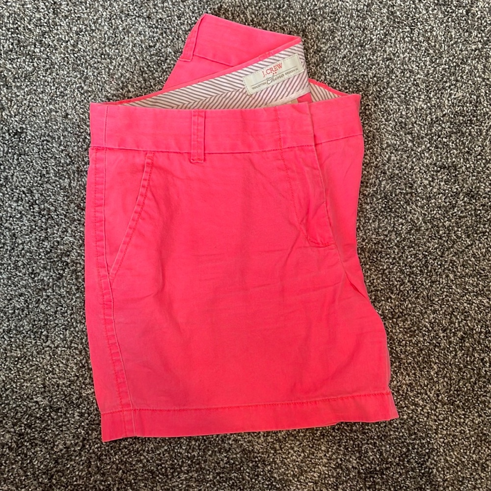 Preppy Aesthetic Pink JCrew Shorts